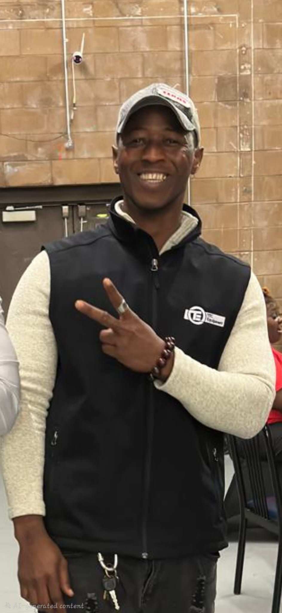 Abu at a community event